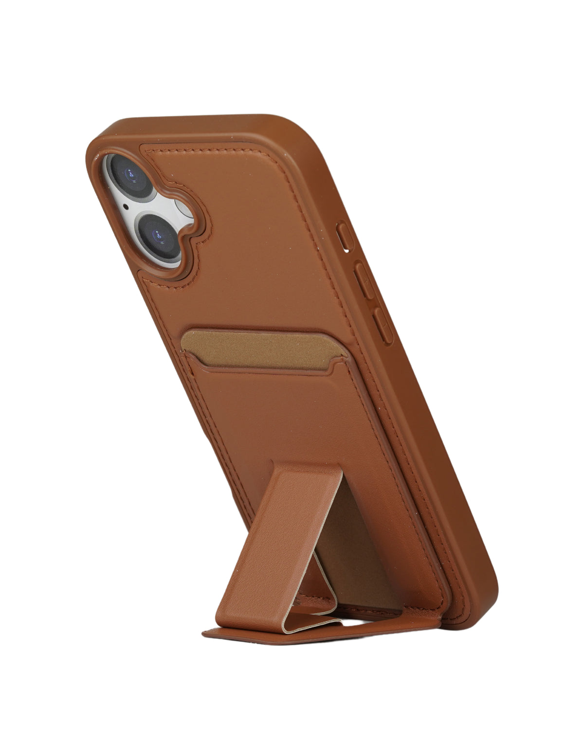 Card Wallet Case Durable Built-in Stand Cover For iPhone 16 Plus