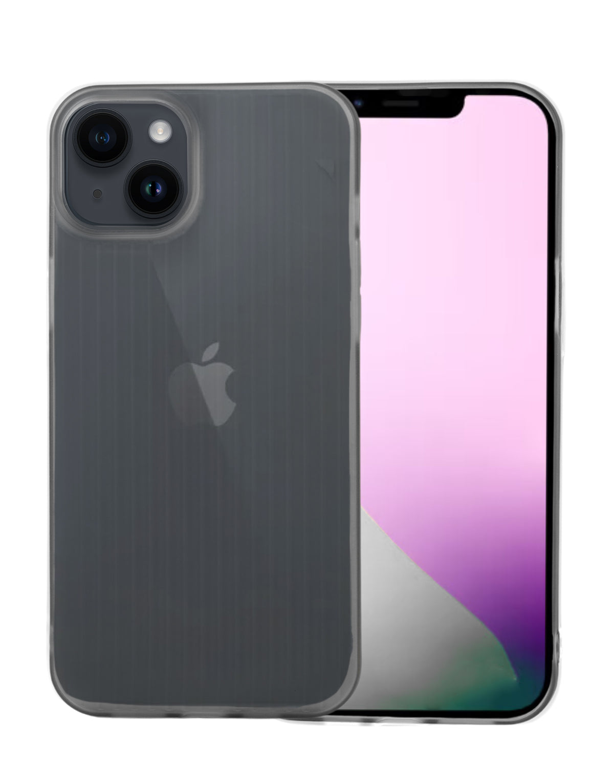 Translucent Matte Cover Soft Flexible Back Case Cover For iPhone 14 Plus / 15 Plus
