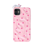3D Cartoon Character with Polka Dots Soft Phone Case for iPhone 11