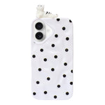 3D Cartoon Character with Polka Dots Soft Phone Case for iPhone 16 Plus