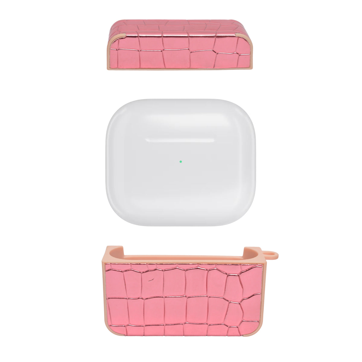 Glossy Alligator Pattern Protective Case for AirPods Pro / Pro 2