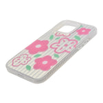 Aesthetic Bow & Floral Print Phone Case for iPhone 16 Pro Max