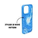 Abstract Pastel Marble Print Soft Silicone Phone Case For iPhone 14 Pro Max