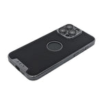 Luxury Vegan Leather with Logo Cutout Phone Case for iPhone 15 Pro Max