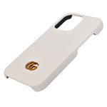 Luxury GG Embossed Phone Case for iPhone 15 Pro