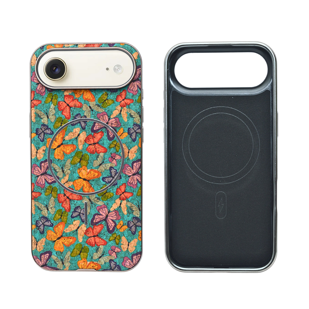 Cork Texture Printed MagSafe Compatible Phone Case for iPhone 17 Air