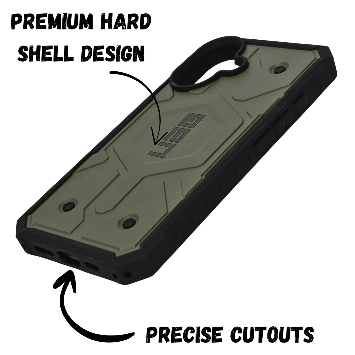 Rugged Armor Shockproof MagSafe Compatible Phone Case For iPhone 16