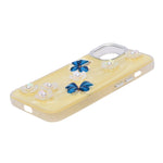 Luxury 3D Iridescent Pearl Flower & Butterfly Phone Case for iPhone 13 / 14