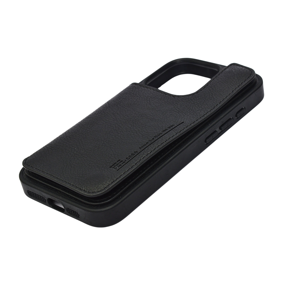 Classic Wallet with Dual Magnetic Lock & Card Slots Phone Case for iPhone 15 Pro
