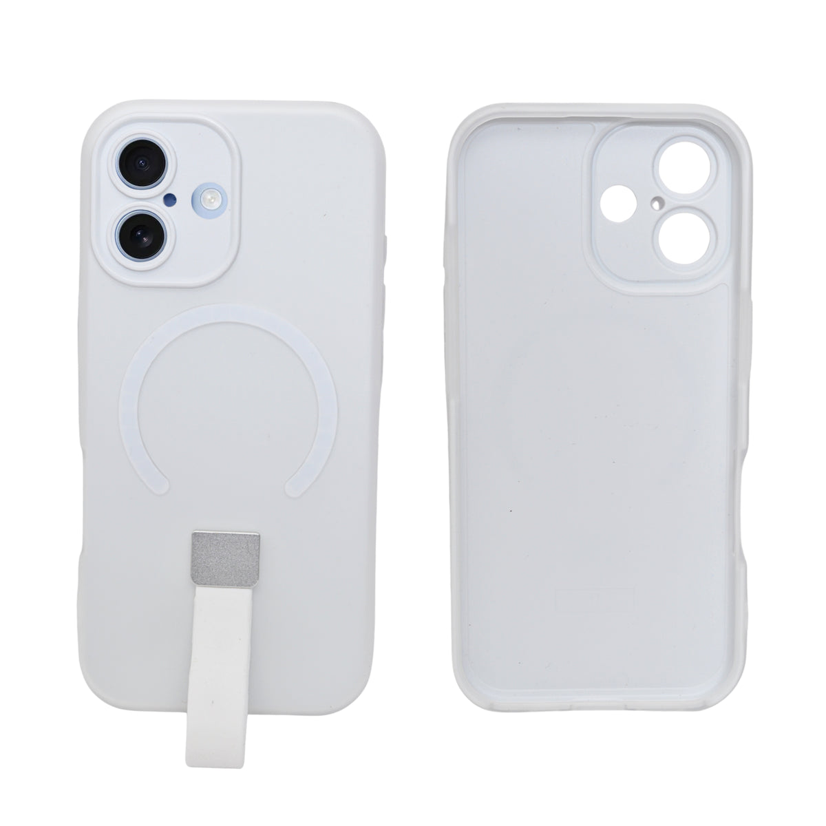 Frosty Matte with Silicone Finger Loop Phone Case for iPhone 17