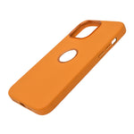 Premium Leather Finish with Metallic Logo Ring Cutout Phone Case for iPhone 13 Pro Max