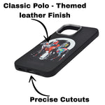 Santa Barbara Polo & Racquet Club Leather Phone Case For iPhone 16 Pro Max