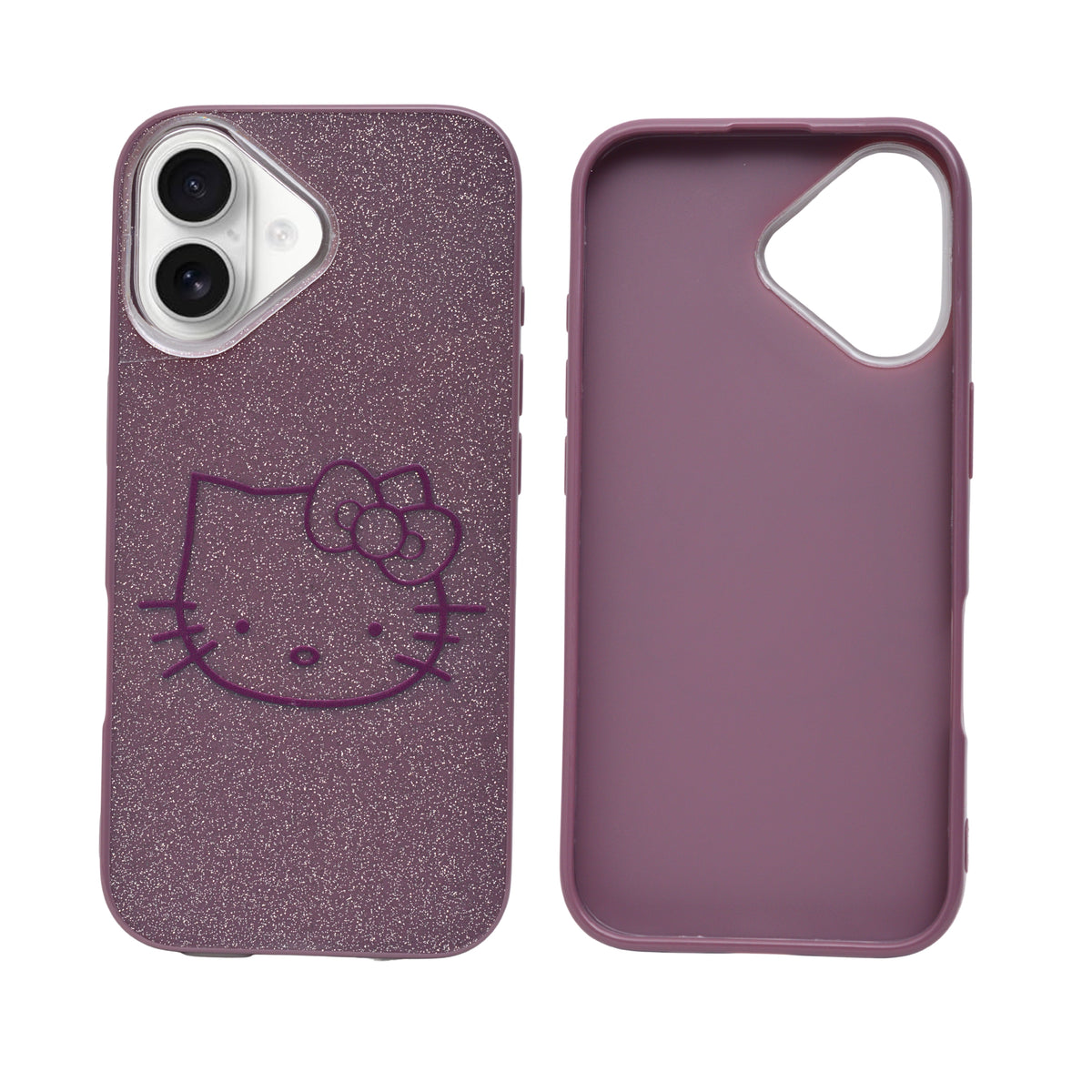 Glitter Sparkle Kitty Phone Case for iPhone 17