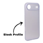 Frosted Matte Finish Slim Translucent Phone Case for iPhone 17 Air