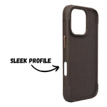Premium Woven & Carbon Fiber Shockproof Case For iPhone 16 Pro Max