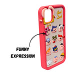 3D Cartoon Shinchan Character Design Phone Case For iPhone 12 / 12Pro