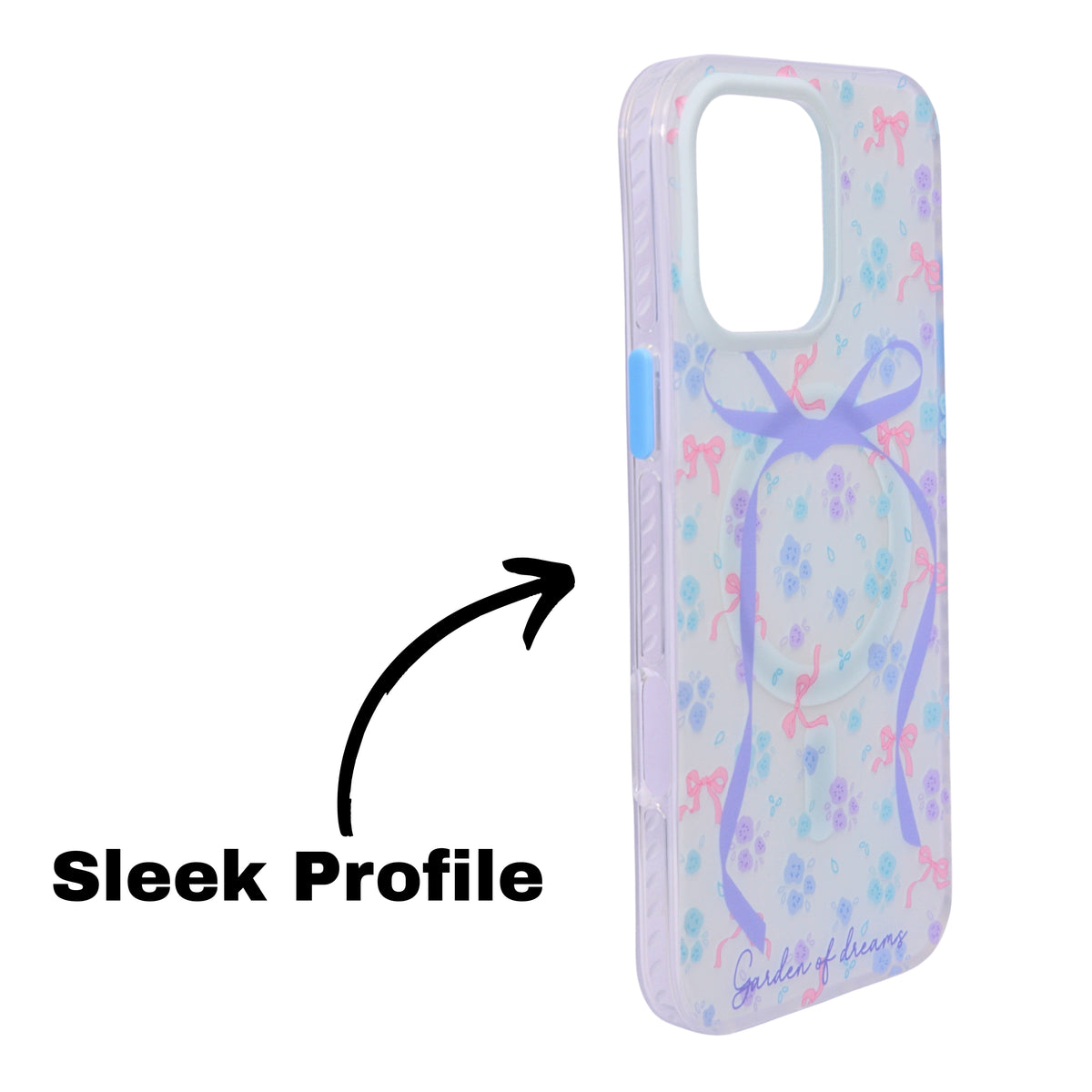 Garden of Dreams Floral Bow MagSafe Compatible Phone Case for iPhone 16 Pro