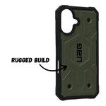 Rugged Armor Shockproof MagSafe Compatible Phone Case For iPhone 16