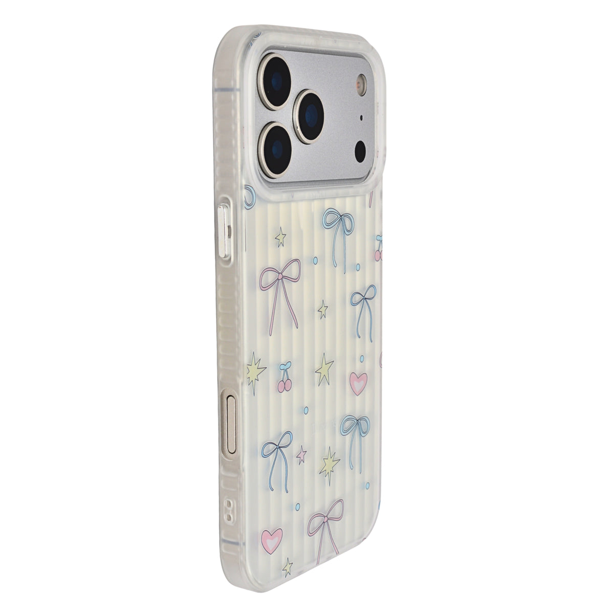 Aesthetic Bow & Floral Phone Case for iPhone 17 Pro Max