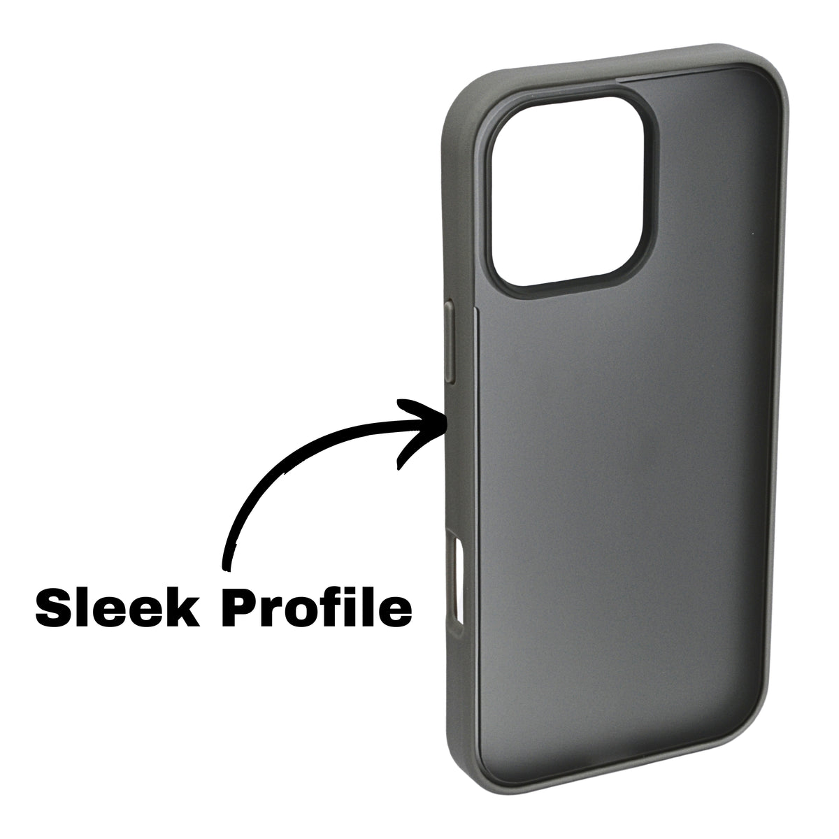 Minimalist Matte Finish Transparent Phone Case for iPhone 16 Pro Max