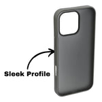 Minimalist Matte Finish Transparent Phone Case for iPhone 16 Pro Max