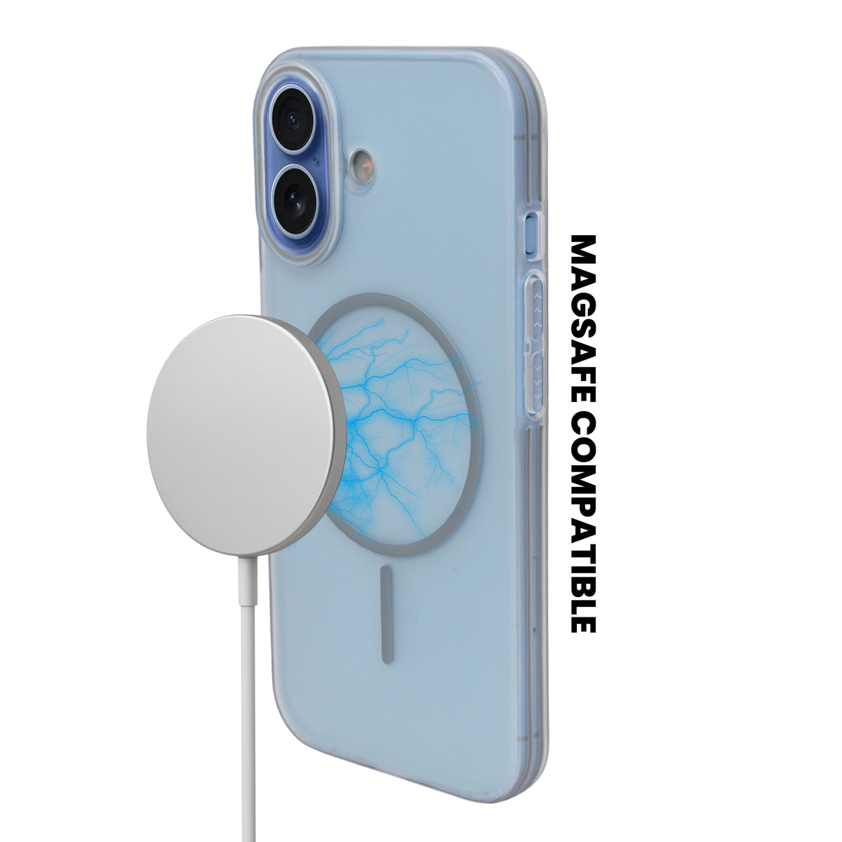 Crystal Clear Shockproof MagSafe Phone Case for iPhone 17