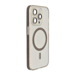 Transparent Protective Case with MagSafe Glitter Ring for iPhone 15 Pro
