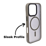 Matte Transparent Hard Protective Phone Case for iPhone 16 Pro