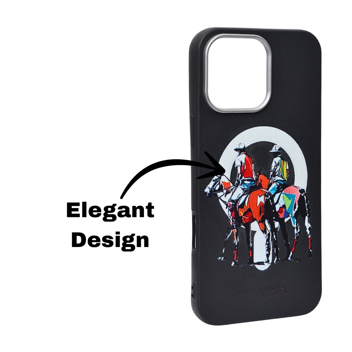 Santa Barbara Polo & Racquet Club Leather Phone Case For iPhone 16 Pro Max