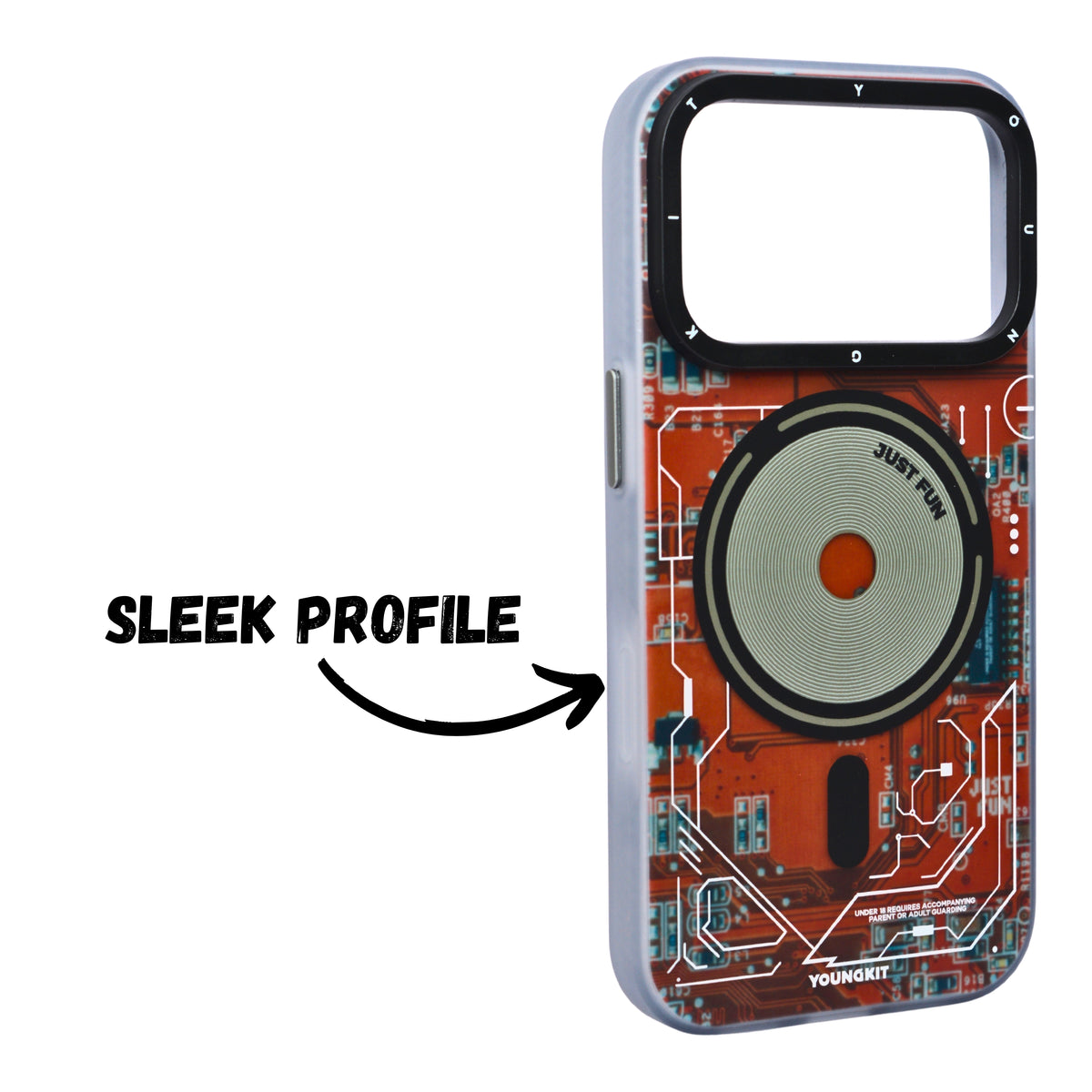 Retro Circuit Board Tech-Inspired Shockproof Case For iPhone 17 Pro