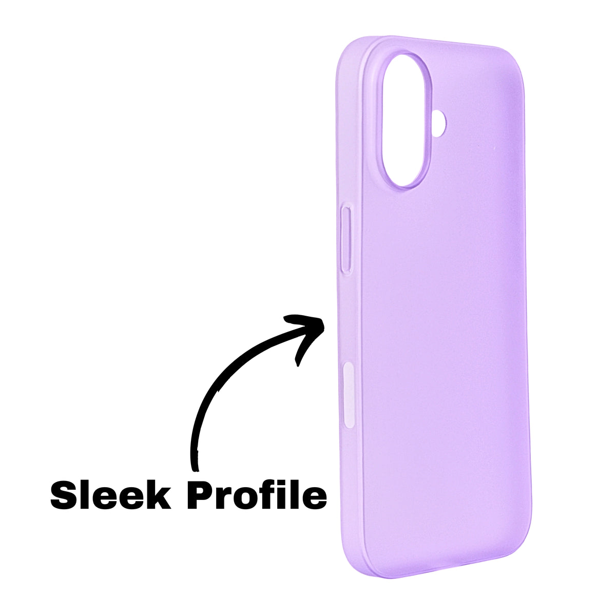Frosted Matte Finish Slim Translucent Phone Case for iPhone 17