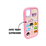 3D Cartoon Hello Steamed Bun Character Design Phone Case For iPhone 12 / 12 Pro
