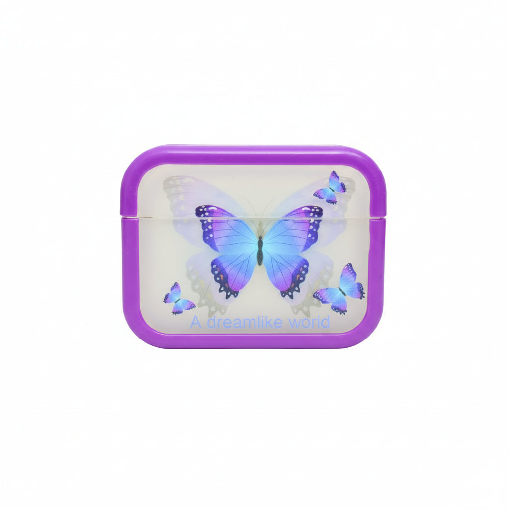 Fashionable Butterfly Theme Case for AirPods Pro / Pro 2