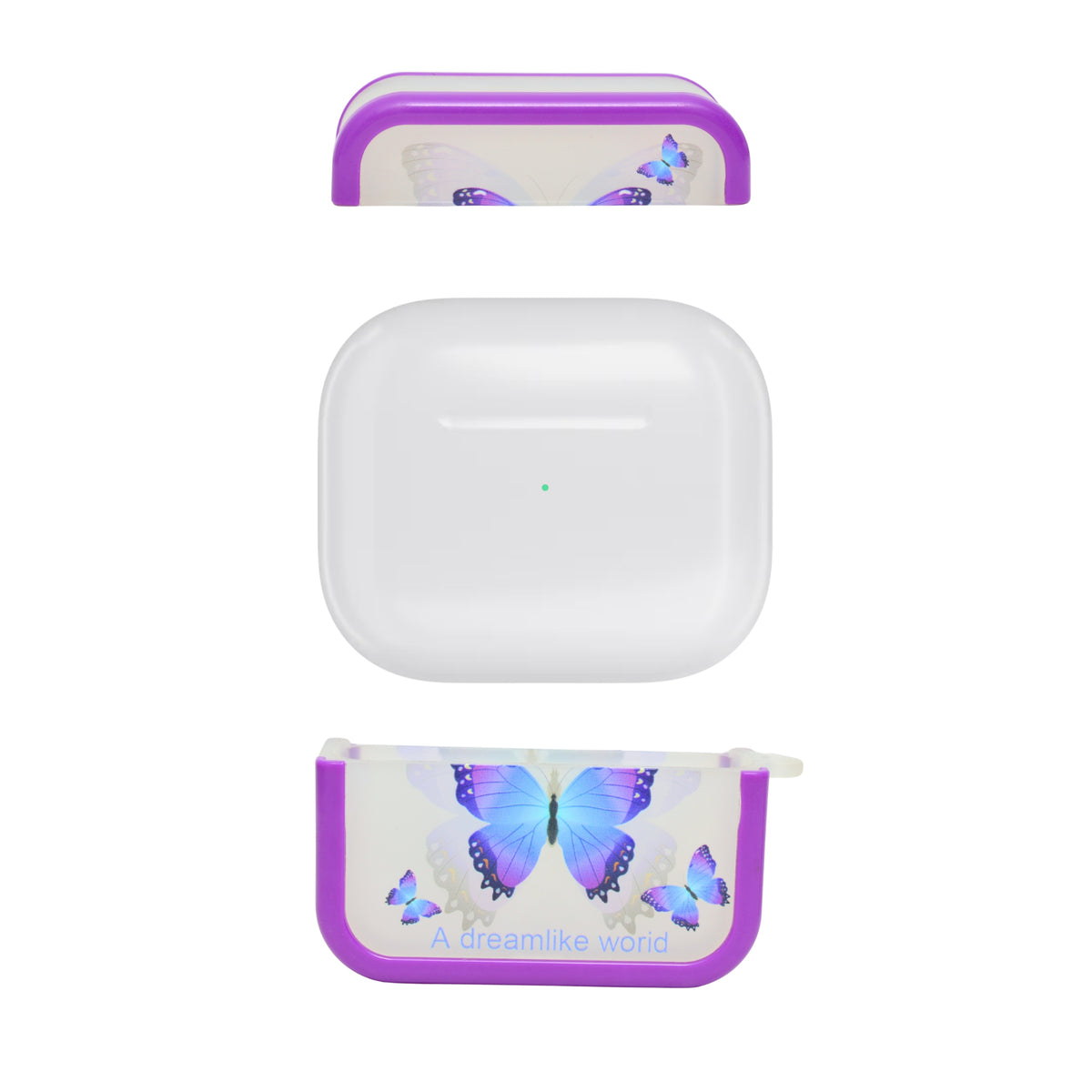 Fashionable Butterfly Theme Case for AirPods Pro / Pro 2
