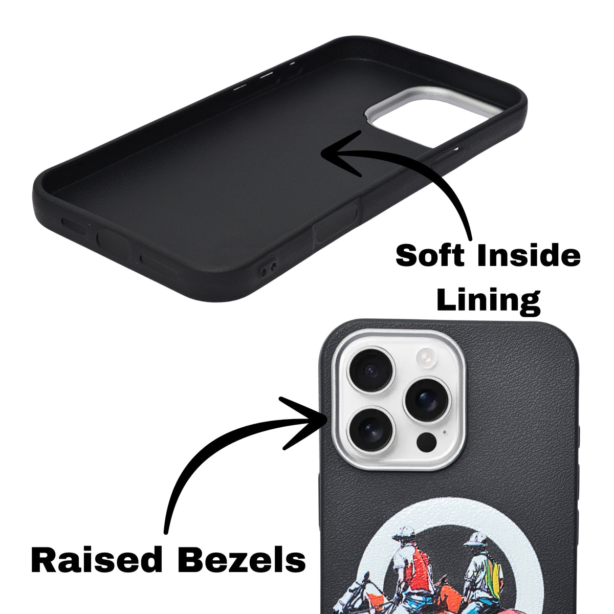 Santa Barbara Polo & Racquet Club Leather Phone Case For iPhone 16 Pro Max