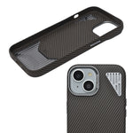 Premium Heat Dissipation with Modern Textured Finish Phone Case for iPhone 15