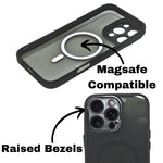 Smoke Transparent MagSafe Compatible Phone Case for iPhone 16 Pro Max