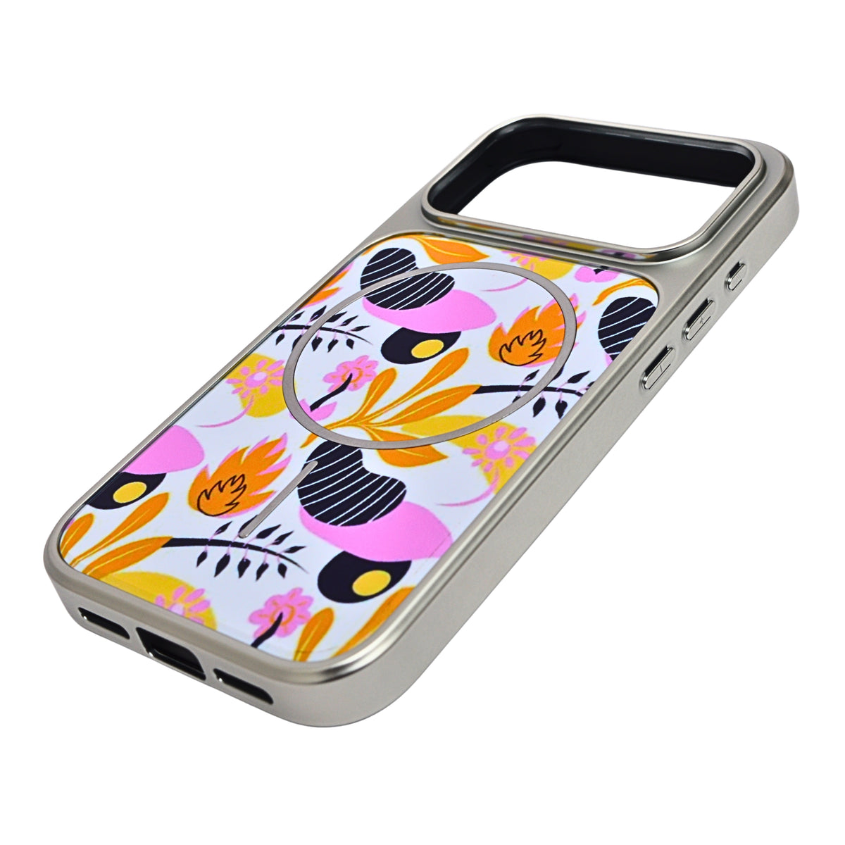Floral Blossom Print MagSafe Compatible Phone Case for iPhone 17 Pro