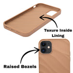 Soft Silicone Wave Texture Phone Case For iPhone 11