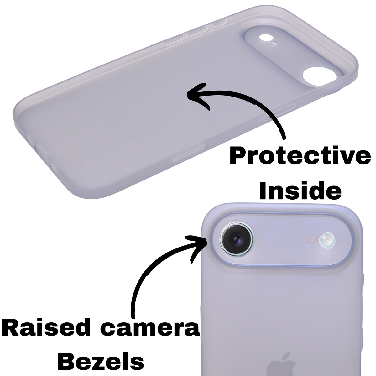 Frosted Matte Finish Slim Translucent Phone Case for iPhone 17 Air