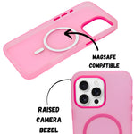 Frosted Translucent MagSafe Silicone Case for iPhone 16 Pro Max
