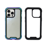 Eye Catching Iridescent Edge Clear Phone Case for iPhone 13 Pro