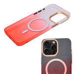 Aesthetic Gradient MagSafe with Metal Camera Protection Phone Case for iPhone 15 Pro Max