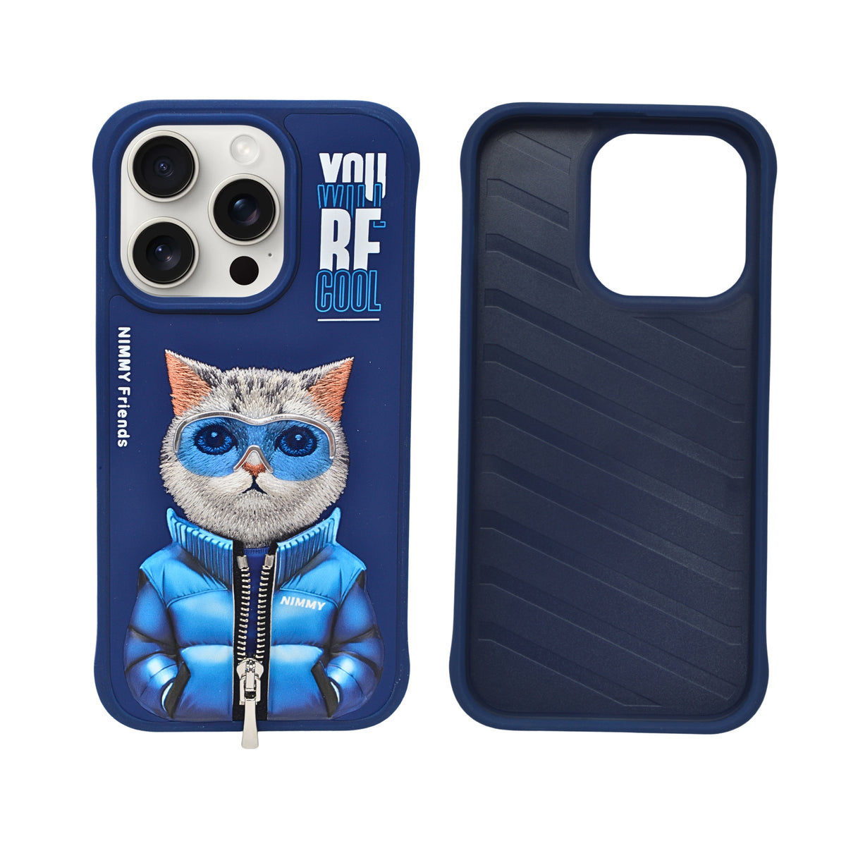 Nimmy Friends "Busy Being a Billionaire" Dog Phone Case for iPhone 14 Pro