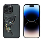 Stylish Luxury Eye Catching Butterfly Glitter Phone Case for iPhone 14 Pro Max
