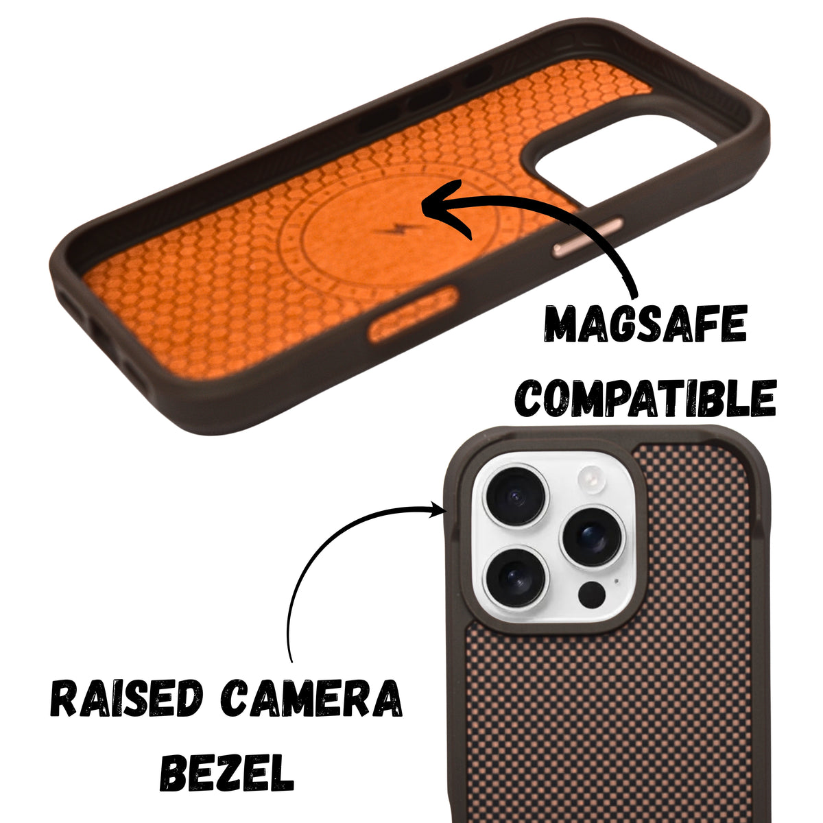 Premium Woven & Carbon Fiber Shockproof Case For iPhone 16 Pro Max