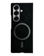 Luxury Leather MagSafe Case for Samsung Galaxy Z Fold 7 โ Magnetic Wireless Charging Ready