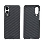 Premium Carbon Texture Slim Fit Phone Case for Samsung Galaxy S25 Edge