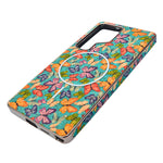 Cork Texture Printed MagSafe Compatible Phone Case for Samsung Galaxy S25 Ultra