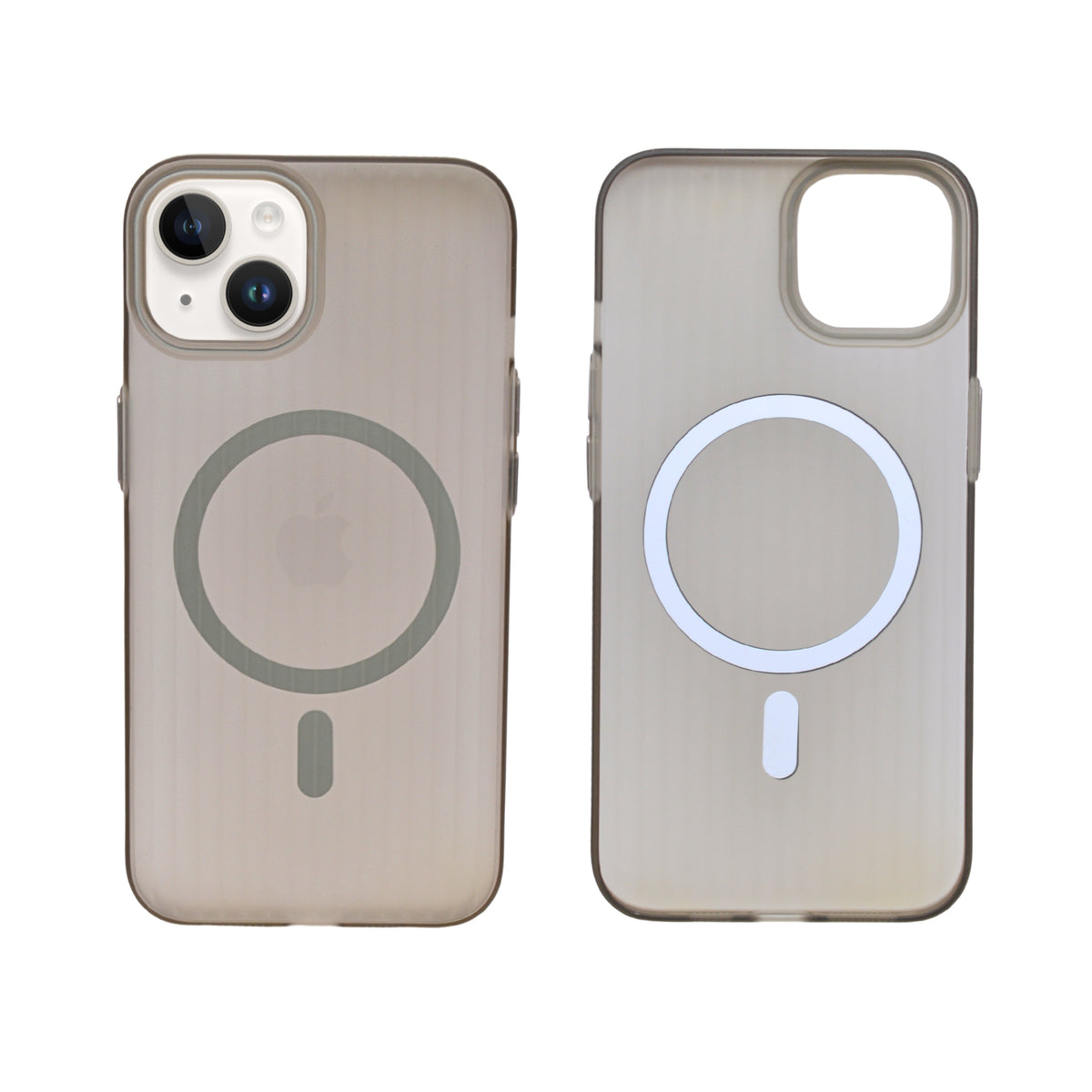Transparent Matte Finish MagSafe Compatible Phone Case for iPhone 13/ 14